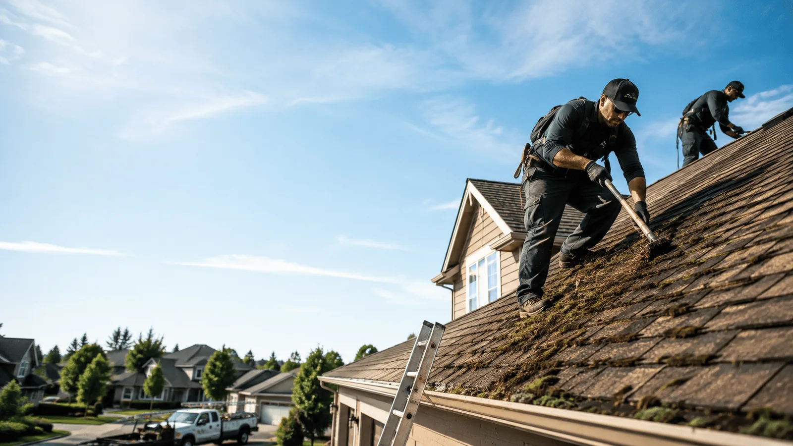 Roof Moss Removal in Charlton, MA near me